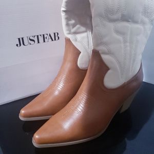 JustFab Western Boots